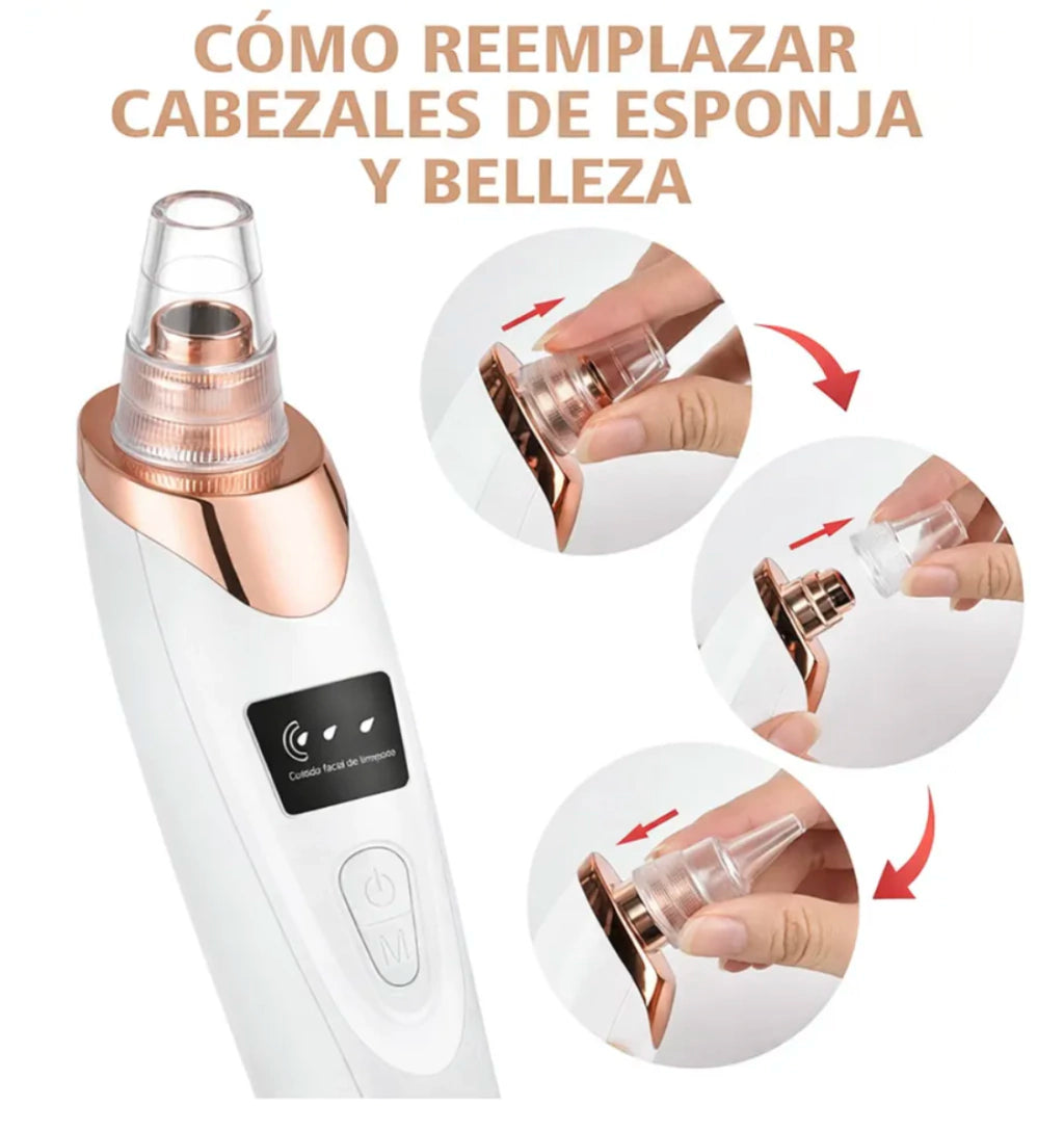 Removedor Puntos Negros + 5 Cabezales de REGALO
